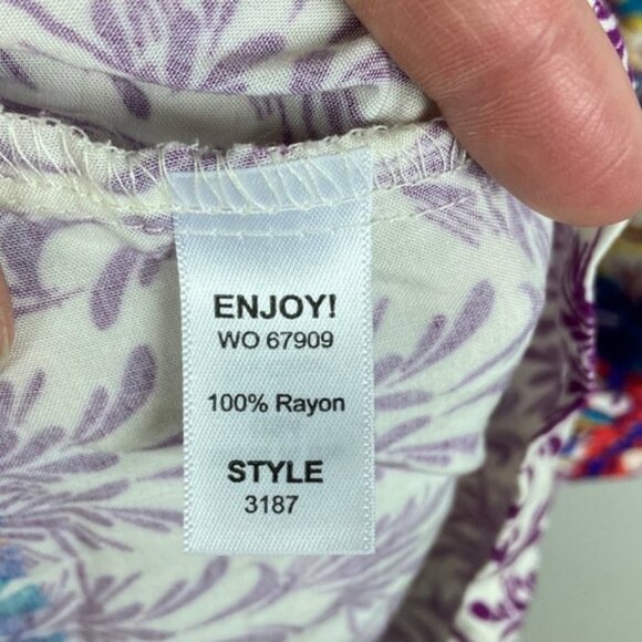 Michael Stars Talum Romper Bright Border Print Playsuit‎ Bohemian Playsuit XS - Picture 8 of 10